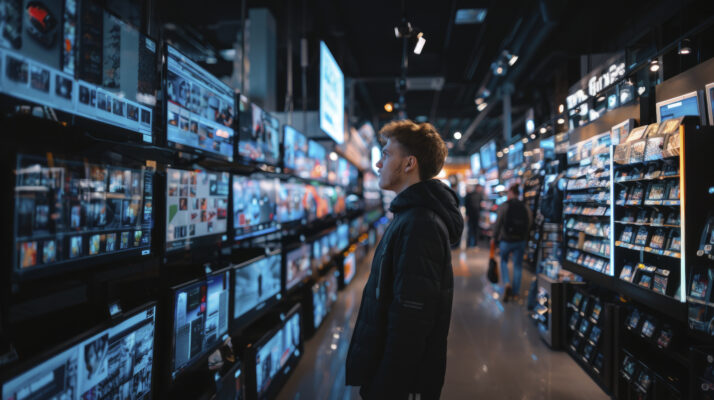 ordinary life scene from mall america