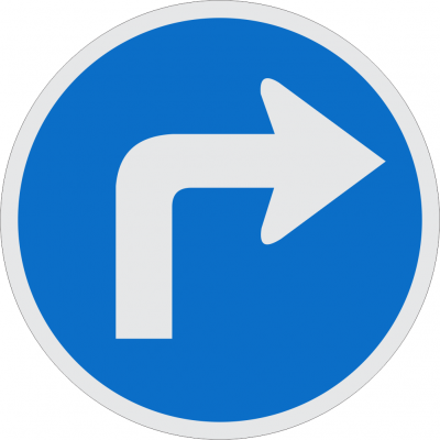 turn right
