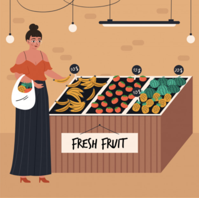 buying fruit