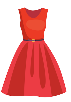 red dress