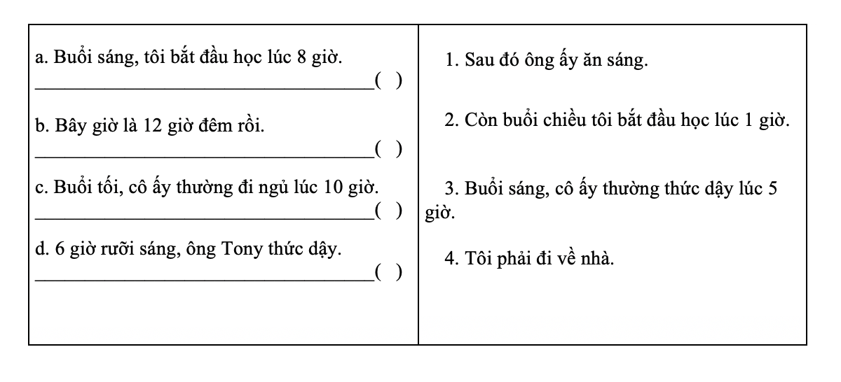 Book 1- Bài 5: Bây giờ là mấy giờ? (What time is it now?) 10 I4fGKv2