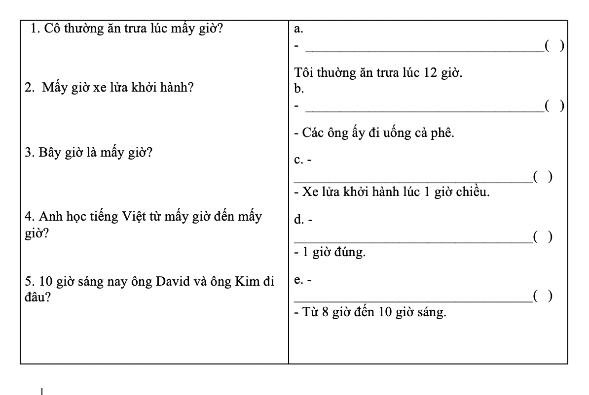 Book 1- Bài 5: Bây giờ là mấy giờ? (What time is it now?) 11 Y01y5cG