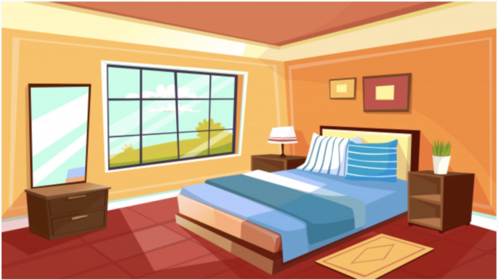 Vietnamese Alphabet: Example for each letter (with picture) 51 bedroom