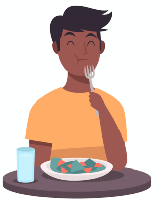 Vietnamese Alphabet: Example for each letter (with picture) 5 eating