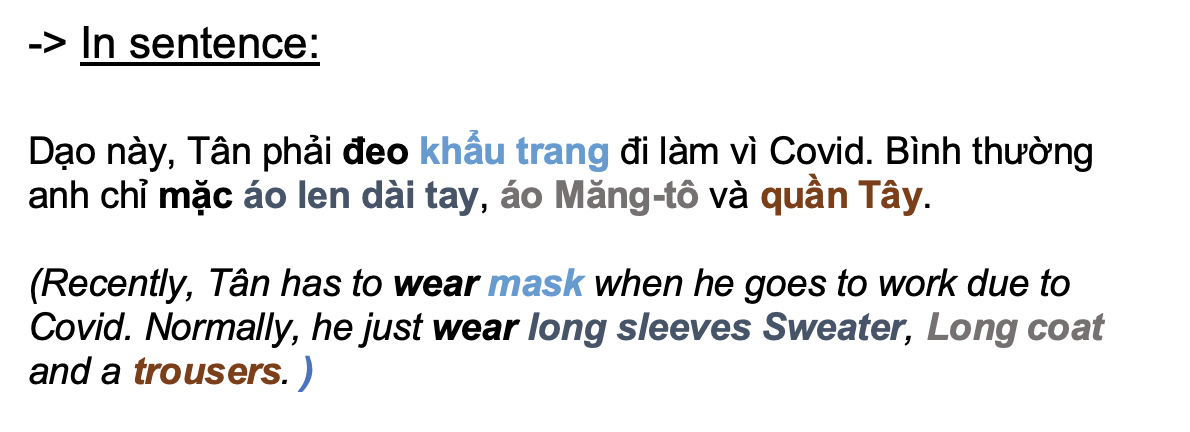 Danh từ chỉ Đồ Vật : Quần áo - Thời trang (Clothing- Fashion) 64 LPCe1gf