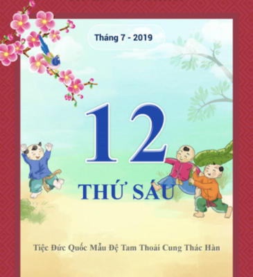 Danh từ chỉ thời gian: Time (Ngày/ tháng/ năm) 9 day in calendar