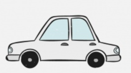 white car