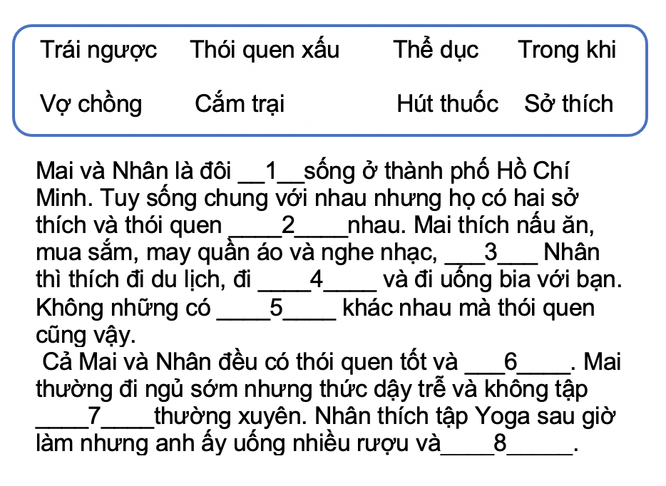 Thói quen và sở thích (Habits and Hobbies) 35 ZC2mRrS
