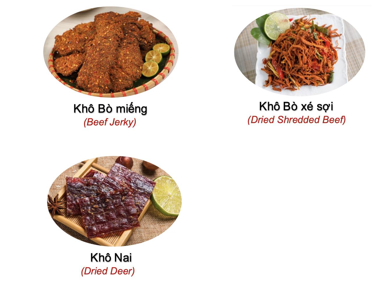 Danh từ chỉ Đồ vật: Món ăn (Processed Food) 46