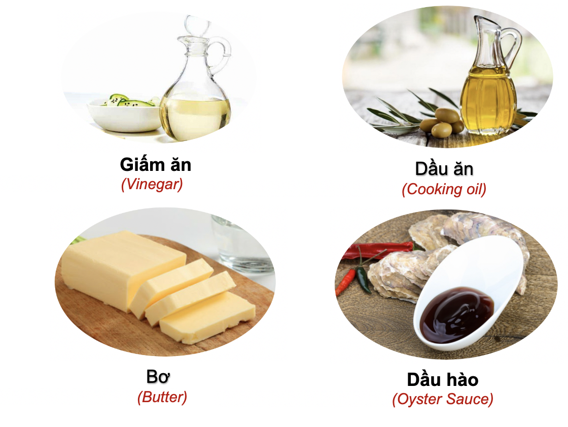 Danh từ chỉ Đồ vật: Món ăn (Processed Food) 83