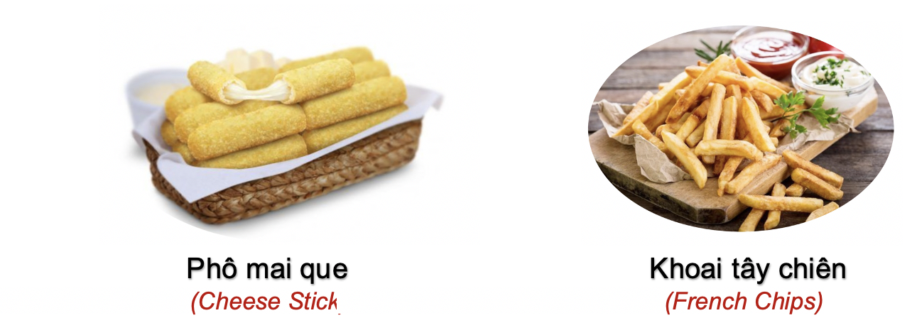 Danh từ chỉ Đồ vật: Món ăn (Processed Food) 30