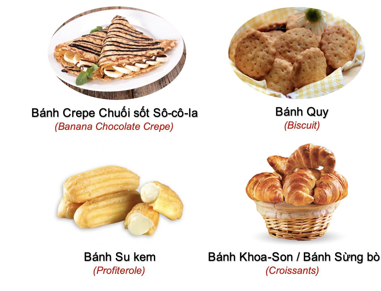 Danh từ chỉ Đồ vật: Món ăn (Processed Food) 31